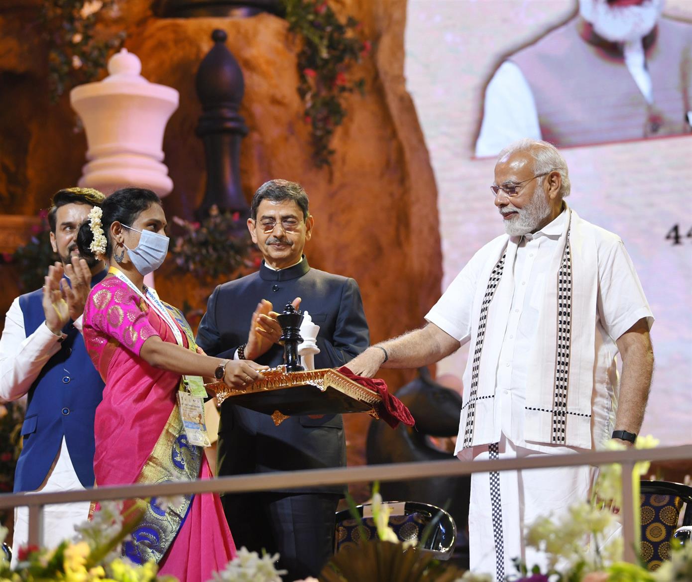 PM declares 44th Chess Olympiad open, in Chenna