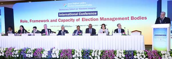 निर्वाचन प्रबंधन निकाय (ईएमबी) सामूहिक कार्रवाई द्वारा लोकतांत्रिक मानकों और प्रक्रियाओं को मजबूत बनाएंगे: निर्वाचन आयुक्‍त अनूप चन्द्र पाण्डेय