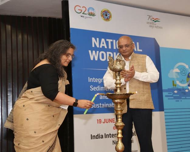 जलाशयों और उनके उपयोगी अस्तित्व पर प्रभाव का मूल्यांकन करने के लिए तलछटीकरण की गति का आकलन करने की आवश्यकता: जल संसाधन विभाग सचिव