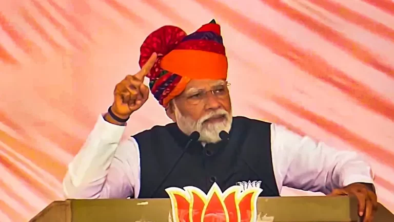PM Modi said in Rajasthan, 'Congress leaders are busy running each other out'...
