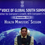 Dr. Mansukh Mandaviya delivered the keynote address at the Health Ministers' Session at the 2nd Voice of the Global South Summit 2023