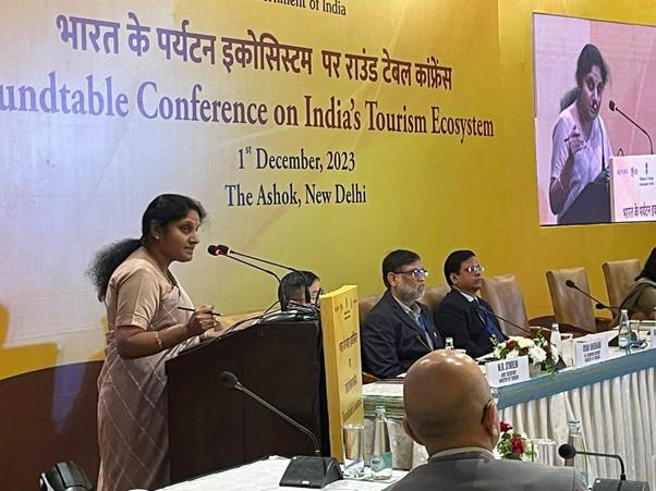 पर्यटन मंत्रालय ने भारत के पर्यटन इकोसिस्टम की वृहद क्षमता का लाभ उठाने के लिए गोलमेज किया सम्मेलन