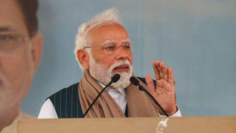Prime Minister Narendra Modi addressed a public meeting at Agatti Airport in Lakshadweep