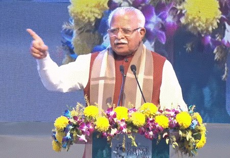 भारत अंतर्राष्ट्रीय विज्ञान महोत्सव 2023 समारोह को हरियाणा के मुख्यमंत्री मनोहर लाल खट्टर ने किया सम्बोधित